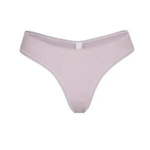 Skims Light Purple Iris Mica Cotton Jersey Dipped Thong Panties Size 4X
